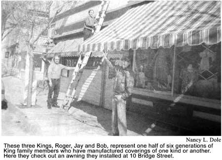 Roger King, Bob King, Jay Wyant-King Install Awning